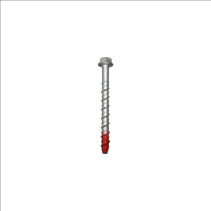 High-visibility red tip bolt screws designed for secure fastening in construction, signage, and industrial applications.
