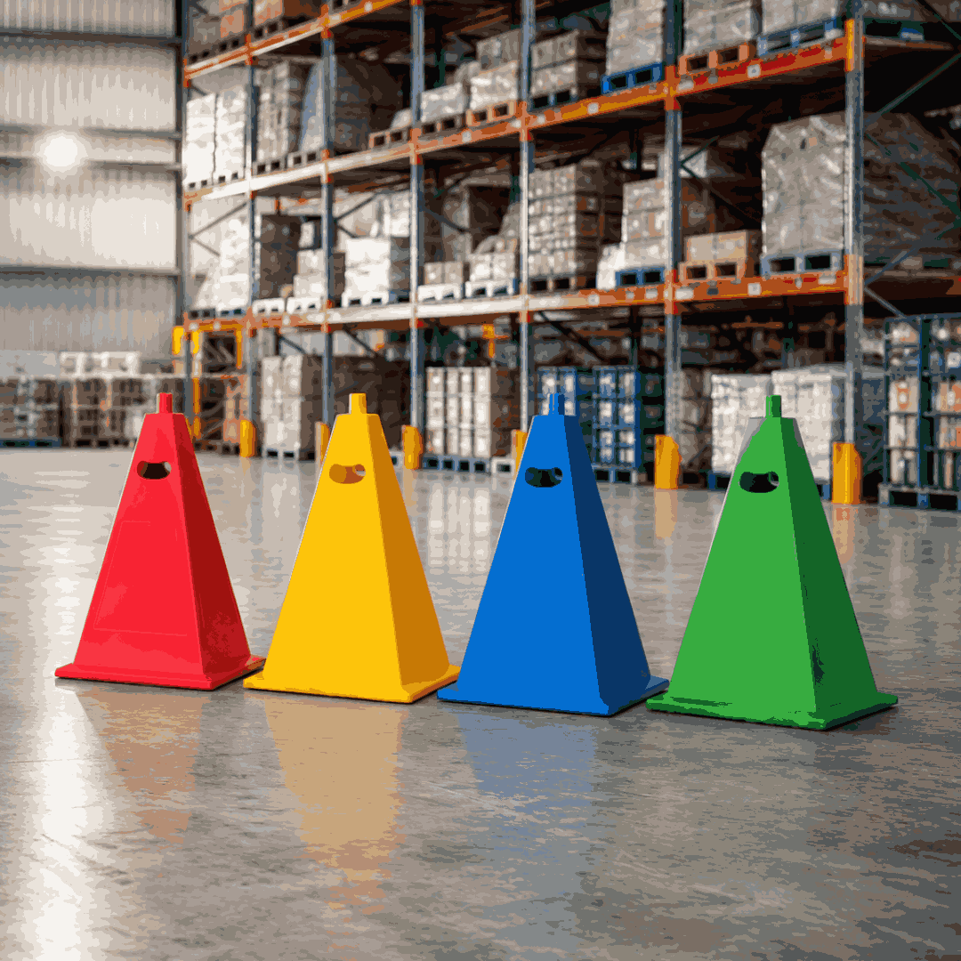 4 Sided Pyramid Cones