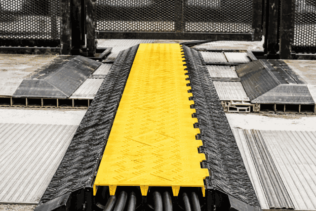 Civil Products WA Industrial cable covers at construction site