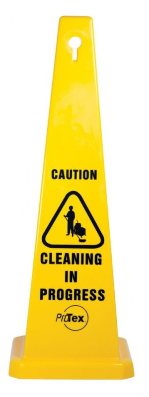 Caution Cleaning In Progress – Safety Cone