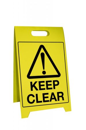 Corflute A-Frame Keep Clear