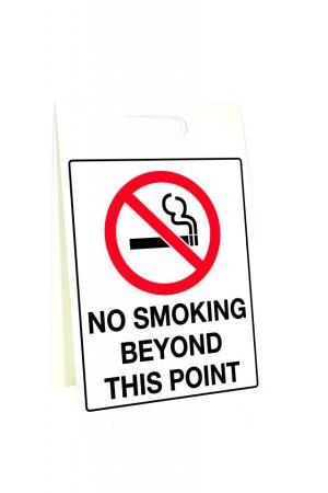 Corflute A-Frame No Smoking Beyond This Point