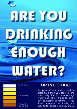 Dehydration Chart, Are You Drinking Enough Water?
