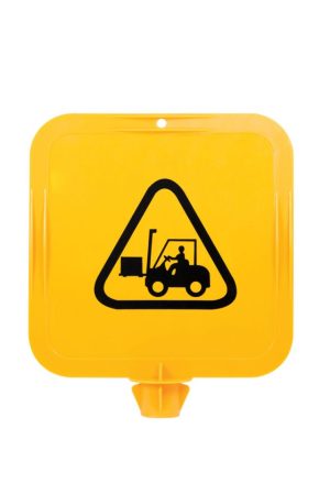 Lock-in Sign Frame Forklifts Pictogram
