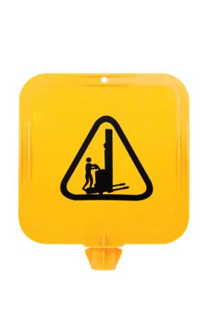 Lock-in Sign Frame Walkie Stacker Pictogram