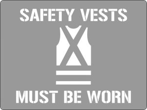 Stencil- Safety Vest Picto
