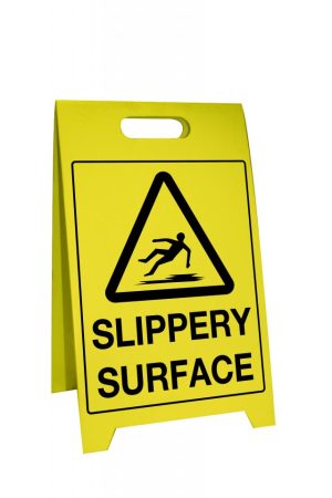 Slippery When Wet – Plastic A-Frame
