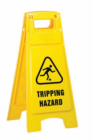 Tripping Hazard – Plastic A-Frame