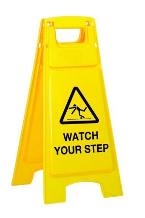 Corflute A-Frame Watch Your Step