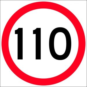 110km in Roundel Sign