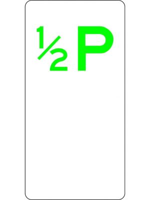 1/2 Parking Sign
