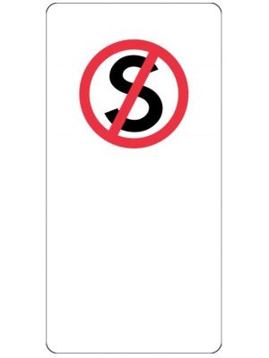 No Standing Any Time Sign