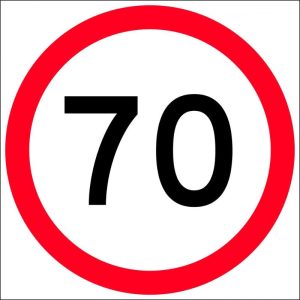 70km in Roundel Sign