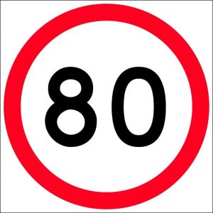 80km in Roundel Sign
