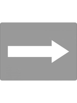 Arrow Stencil sign