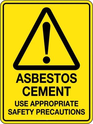 Asbestos Cement Use Appropriate Safety Precautions
