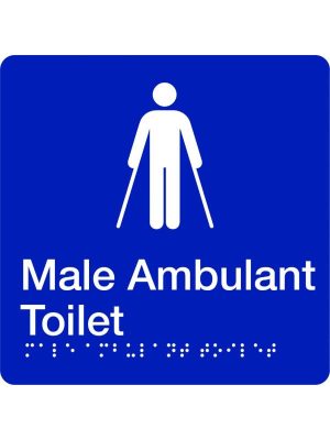 Braille – Male Ambulant Toilet