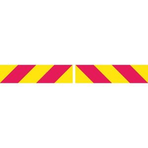 Candy Stripes Vehicle Sign (2 Pieces)