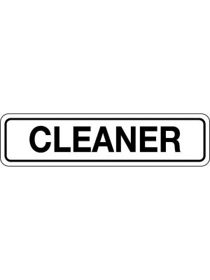 Cleaner Sign
