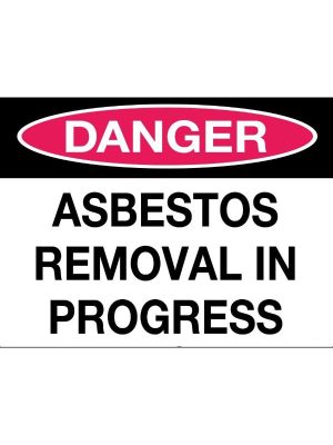 Danger Asbestos Removal in Progress