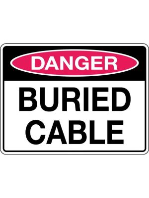 Danger Buried Cable Sign