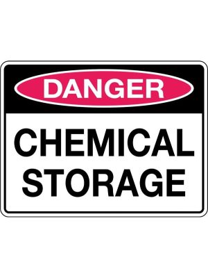Danger Chemical Storage Sign