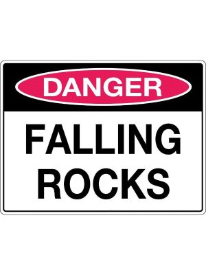 Danger Falling Rocks Sign | Civil Products WA