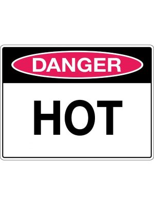 Danger Hot Sign