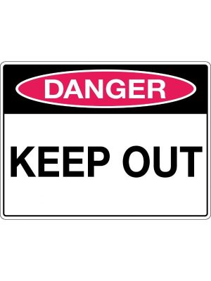 Danger Keep Out Sign | Civil Products WA