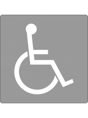 Disabled Picto [800mm Symbol Height] Stencil sign