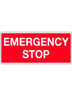 Emergency Stop Sign | Civil Products WA