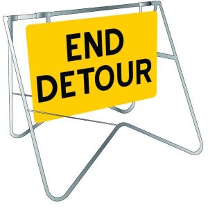 End Detour Sign