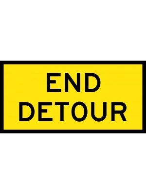 End Detour Sign | Civil Products WA