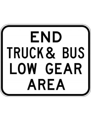 End Truck & Bus Low Gear Area