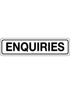 Enquiries Sign