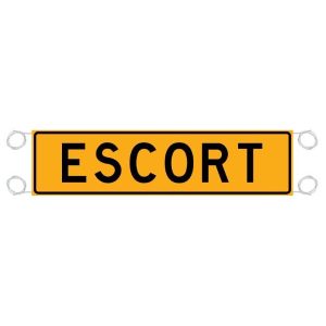 Vehicle Sign – Escort | Civil Products WA