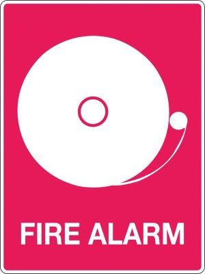 Fire Alarm Sign with Pictogram | Fire Safety Signage Australia