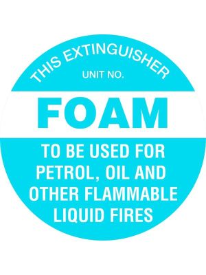 Fire Extinguisher Marker – Foam (Blue) | Civil Products WA