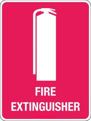 Fire Extinguisher Sign with Pictogram | Fire Safety Signage