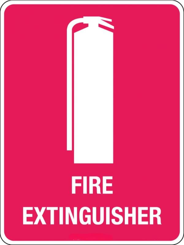 Fire Extinguisher Sign with Pictogram | Fire Safety Signage