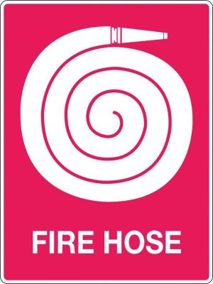 Fire Hose Sign with Pictogram | Fire Safety Signs Australia