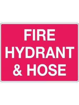 Fire Hydrant and Hose Sign | Fire Safety Signage | Civil Products WA