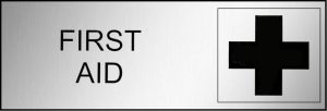 First Aid (With Picto) Engraved Traffolite