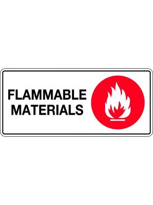 Prohibition Sign – Flammable Materials | Civil Products WA