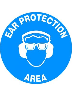Floor Graphics – Ear Protection Area