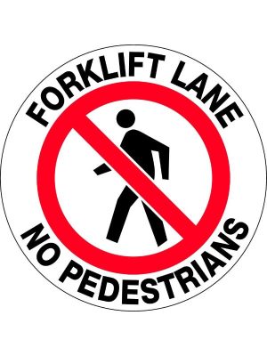Floor Graphics – Forklift Lane No Pedestrians