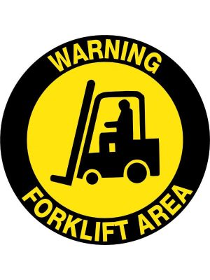 Floor Graphics – Warning Forklift Area