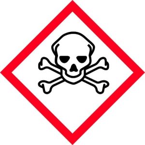 GHS Hazchem Labels Acute Toxicity Picto Sign