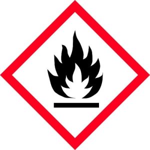 GHS Hazchem Labels Flame Picto