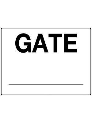Gate Sign